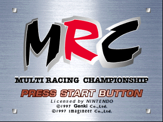 MRC - Multi Racing Championship (Europe) (En,Fr,De) Title Screen